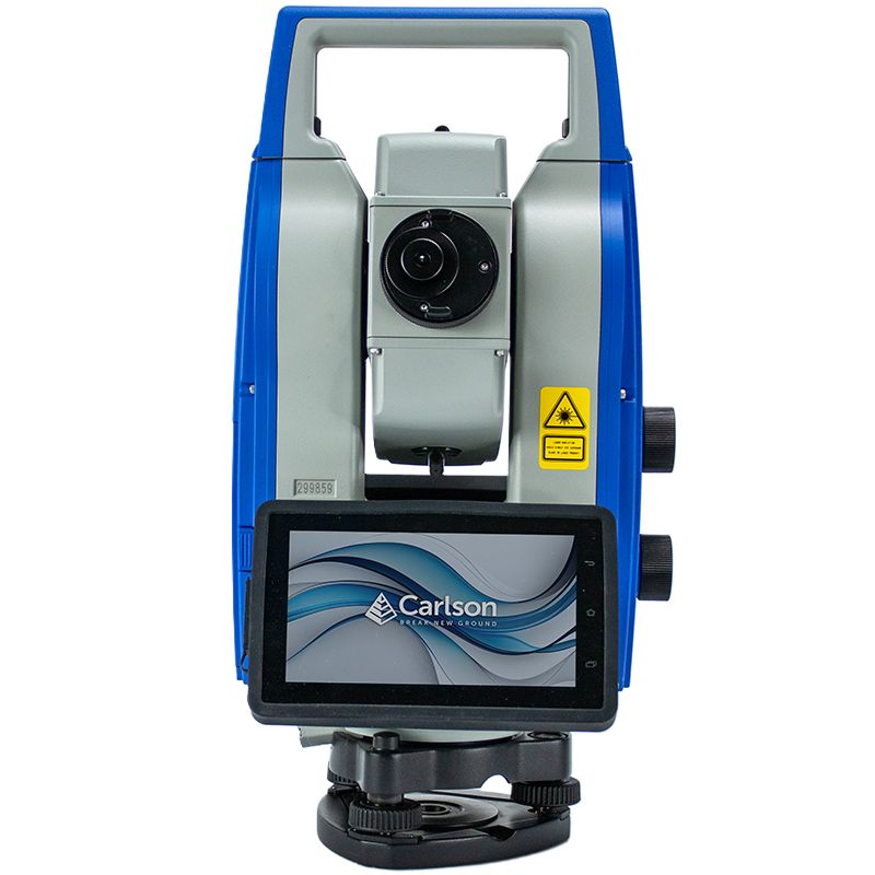 Carlson CRT Robotic Total Station Lens View Front