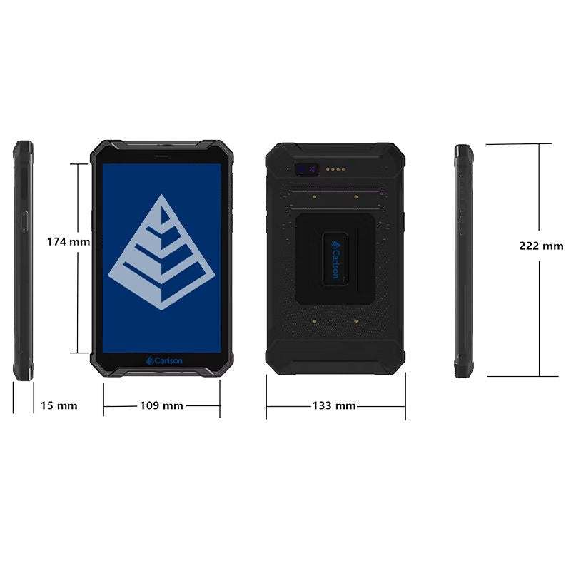 Carlson RTA Data Collector Android Dimmensions