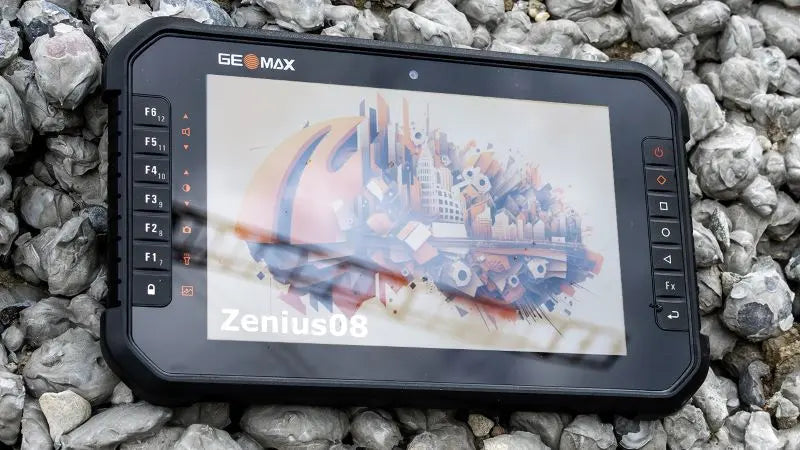 GeoMax Zenius 08 Android Field Controller Tablet 973762 In The Field