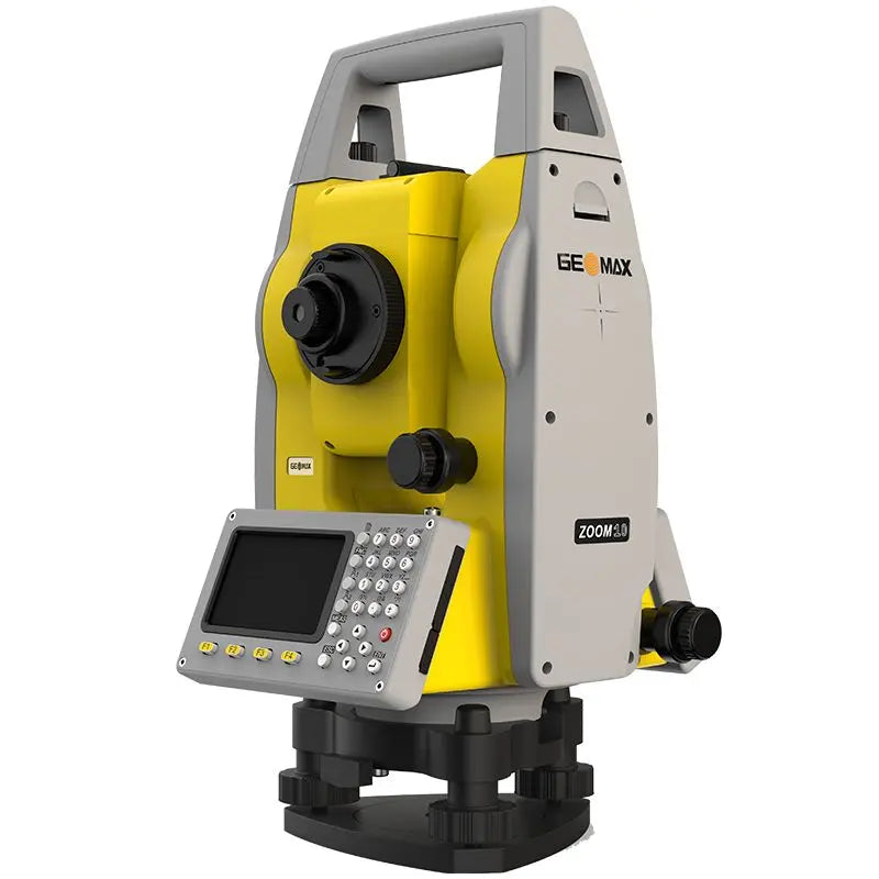 GeoMax Zoom10 Manual Total Station Lens View Right Screen Off