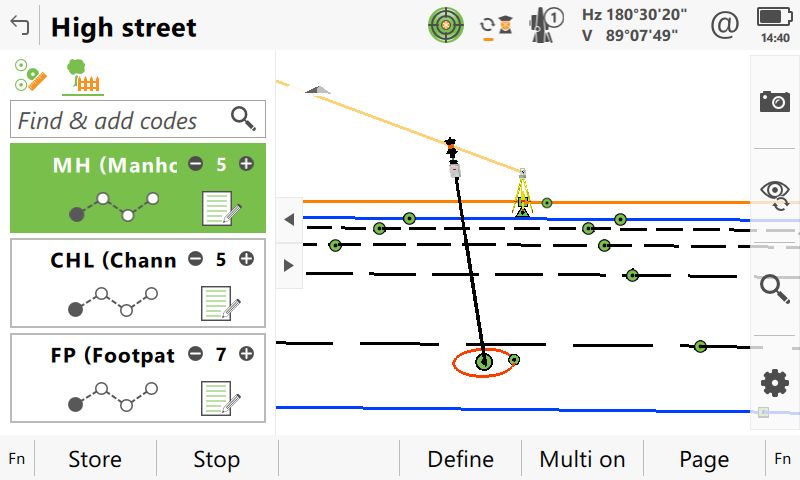 Header screenshot field to finish data collection