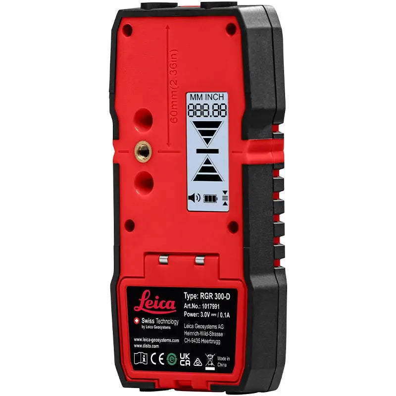 Leica RGR 300-D Digital Line Laser Receiver Back Right