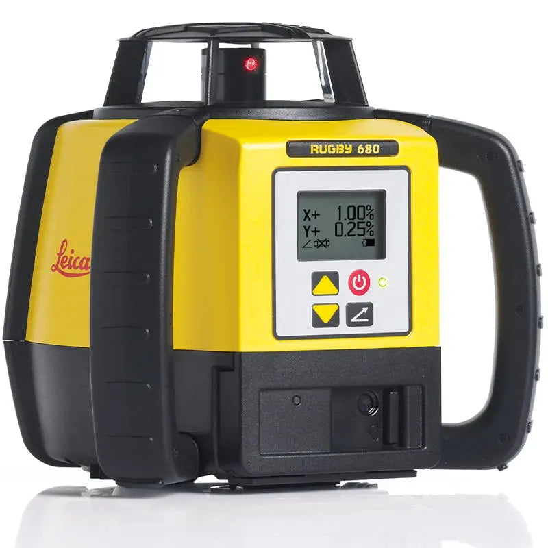 Leica Rugby 680 Dual Grade Laser Level Front Left