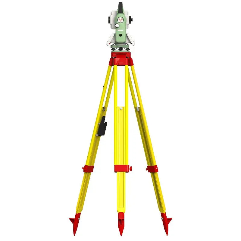 Leica TS07 Total Station on tripod left side