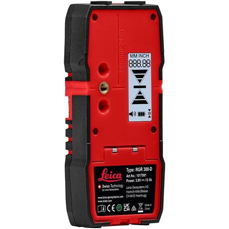 Leica RGR 300-D Digital Line Laser Receiver Back Left