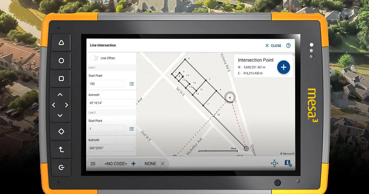 MicroSurvey FieldGenius Android Surveying Software on Mesa3