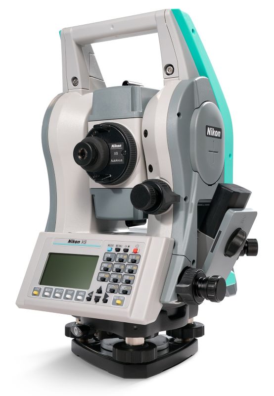 Nikon XS Mechanical Total Station Back Battery Open