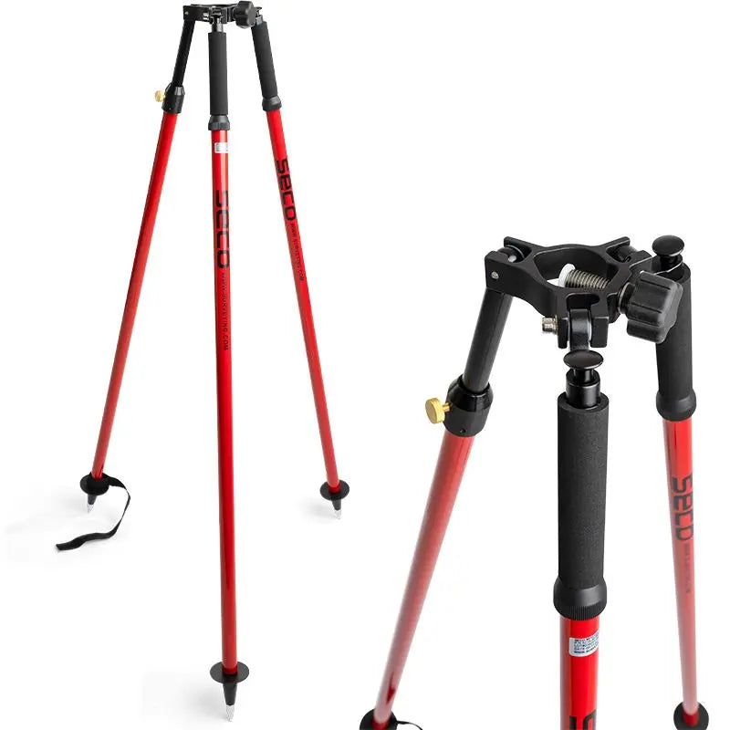 SECO 5218-40-RED Construction Series Thumb-Release Tripod, Red