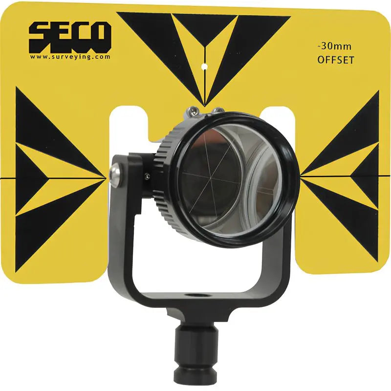 SECO 6402-20-YLB Rear Locking 62 mm Premier Prism Assembly with 6 × 9 in Target, Yellow