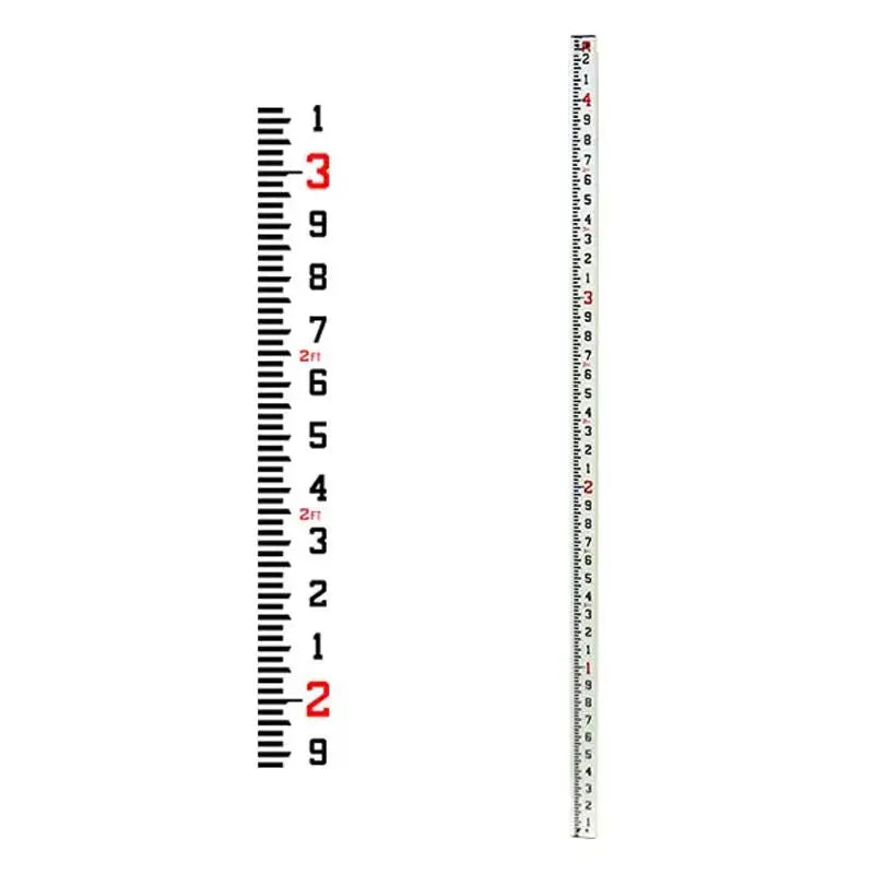 SECO 92001 Fiberglass 8 ft Rectangular CR Leveling Rod - Tenths