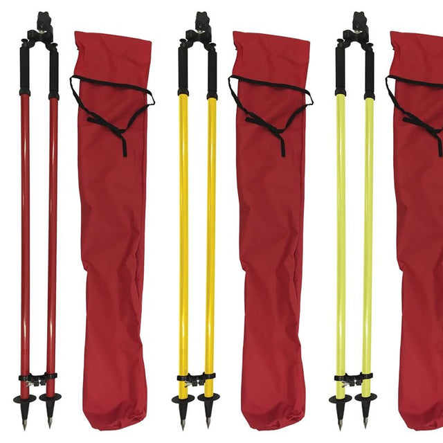 SECO 5217-40 Construction Series Thumb-Release Bipod Red, Yellow, Fl Yellow