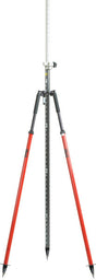 SECO 5217-50-RED Quick Lever Bipod with Thumb Release Legs – Red with pole