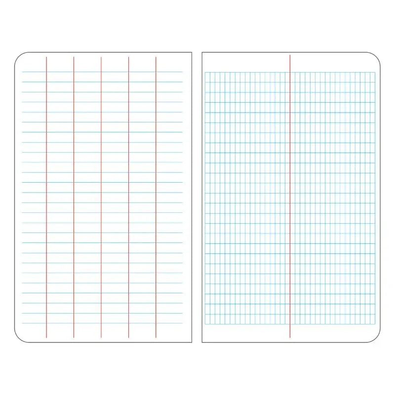 SitePro 17-350-T 350 Field Book 64-8 x 4 Survey Book Page Layout