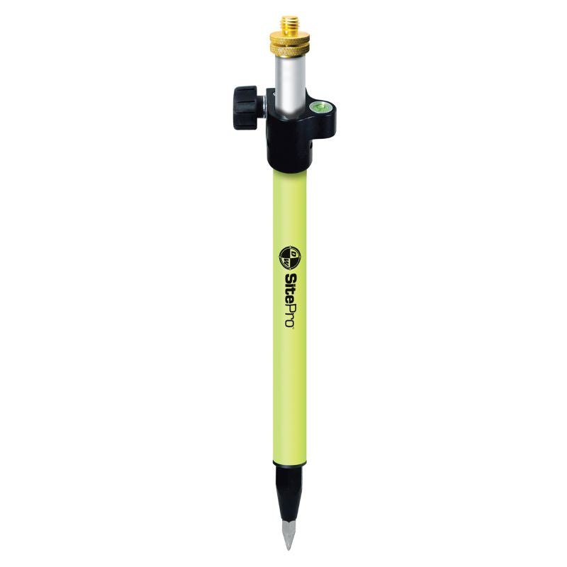SitePro07-4027-TMA-FY 0.7m (2.3') Mini Prism Pole with Adjustable 5/8-11 Adapter, Flo-Yellow