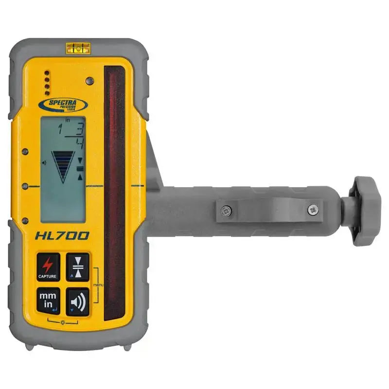 Spectra Precision HL700 Laser Receiver with C70 Rod Clamp & Vial