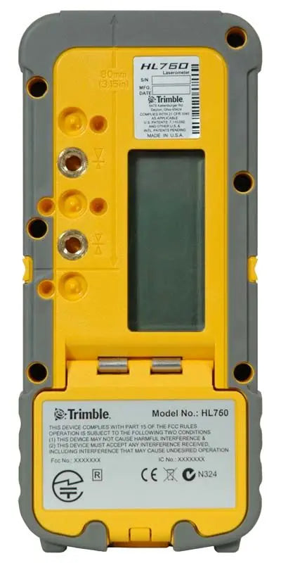 Spectra Precision HL760 Laser Receiver Back