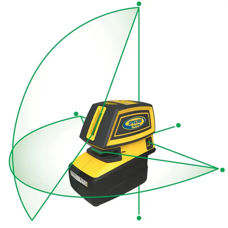Spectra Precision LT52G Green Beam Point and Crossline Laser Level Dots