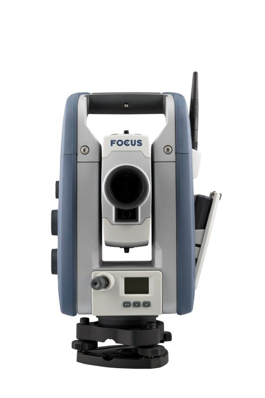 Spectra Geospatial FOCUS 50 Robotic Total Station Front Battery Open