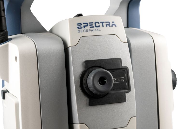 Spectra Geospatial FOCUS 50 Robotic Total Station Sight View Close