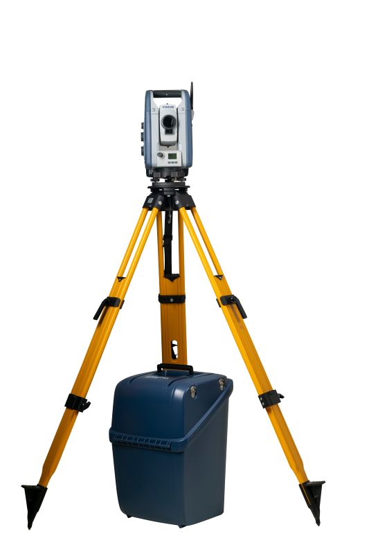 Spectra Geospatial FOCUS 50 Robotic Total Station on Tripod with case