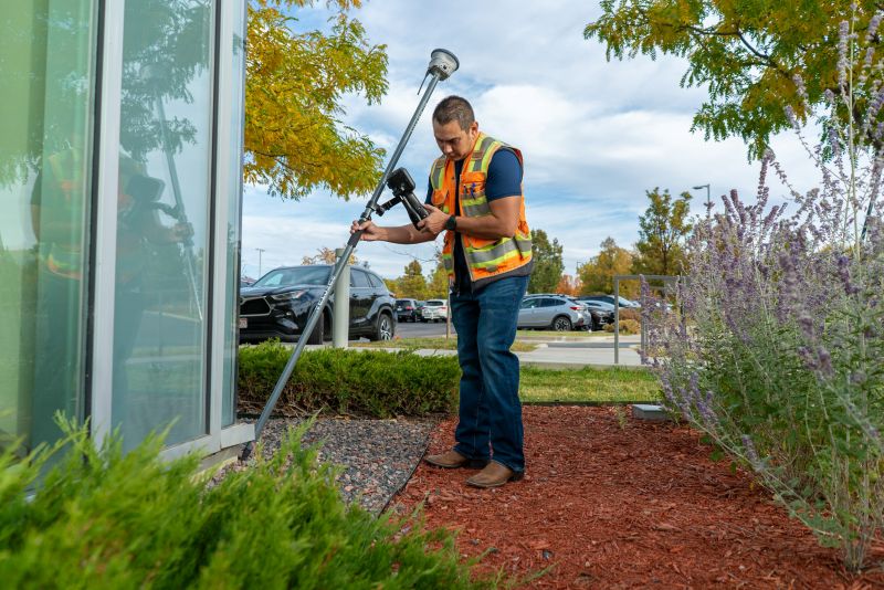 Spectra Geospatial SP100 GNSS Receiver Application Tilt