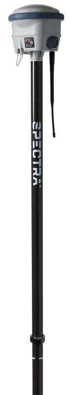 Spectra Geospatial SP100 GNSS Receiver On Pole Front Right