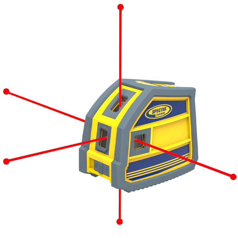 Spectra Precision LP51 5-Point Red Beam Laser Pointer