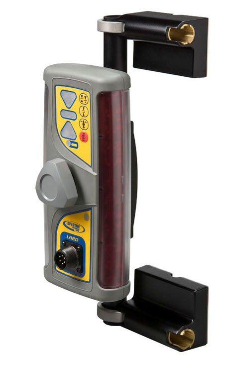 Spectra Precision LR20 Laser Machine Display Receiver Front Left On MMM Bracket