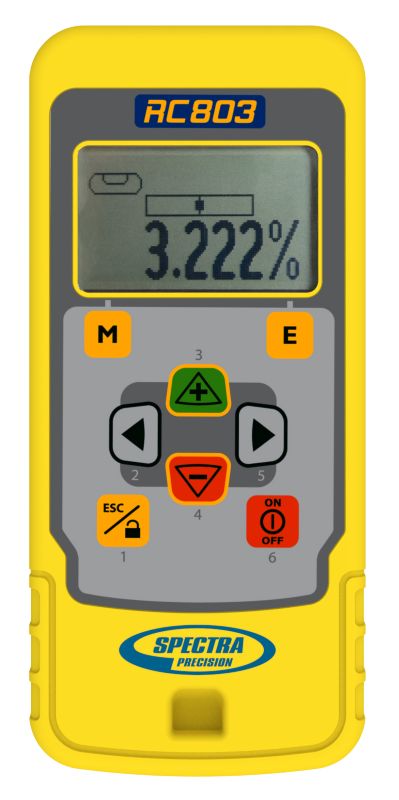 Spectra Precision RC803 Remote For DG613G Green Beam Pipe Laser