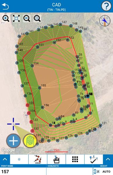Stonex Cube-a v7 Field Software 40-450 CAD Points