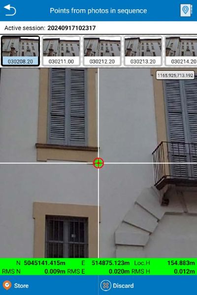 Stonex Cube-a v7 Field Software 40-450 Reflectorless View