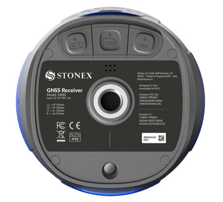 Stonex S950 GNSS Receiver Dual Cameras Bottom