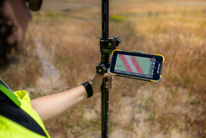 Topcon FC-700 Data Collector In the Field Software Landscape