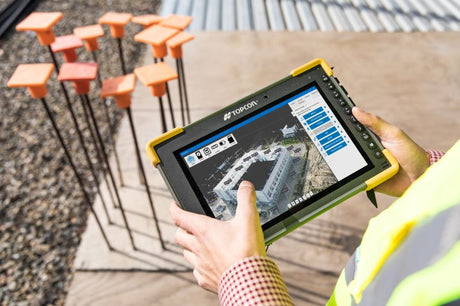 Topcon FT-100 Rugged Field Tablet Application with Rebar