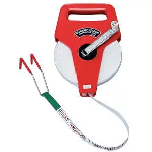 Sokkia Measuring Tape 845174 100ft Eslon Fiberglass Tape with Reel & Appraisers Hook-end, ft,in