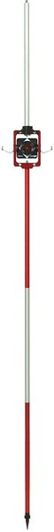 SECO Red European Style Compact & Portable Prism Pole System – Offset 0,-30 mm SECO Absolute Accuracy Inc