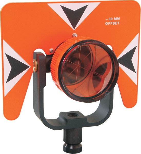 SECO 62 mm Standard Prism Assembly w/ 5.5 x 7 inch Target – Flo Orange w/ Black