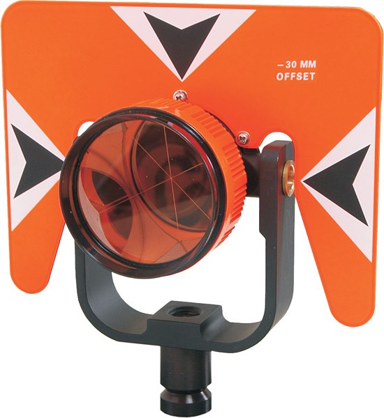 SECO 62 mm Standard Prism Assembly w/ 5.5 x 7 inch Target – Flo Orange w/ Black