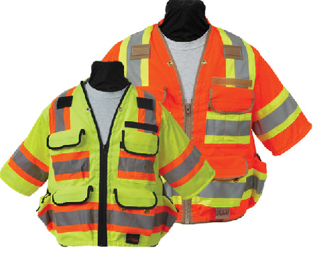 SECO 8365 Safety Utility Vest, ANSI/ISEA Class 3 SECO Absolute Accuracy Inc