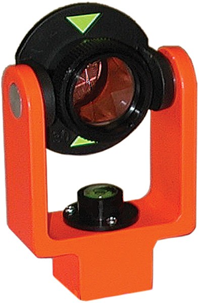 SECO 25 mm Mini Prism System with Center Vial – Flo Orange