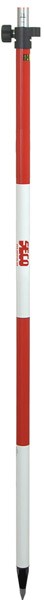 SECO 2.20 m Aluminum TLV Pole – Red and White