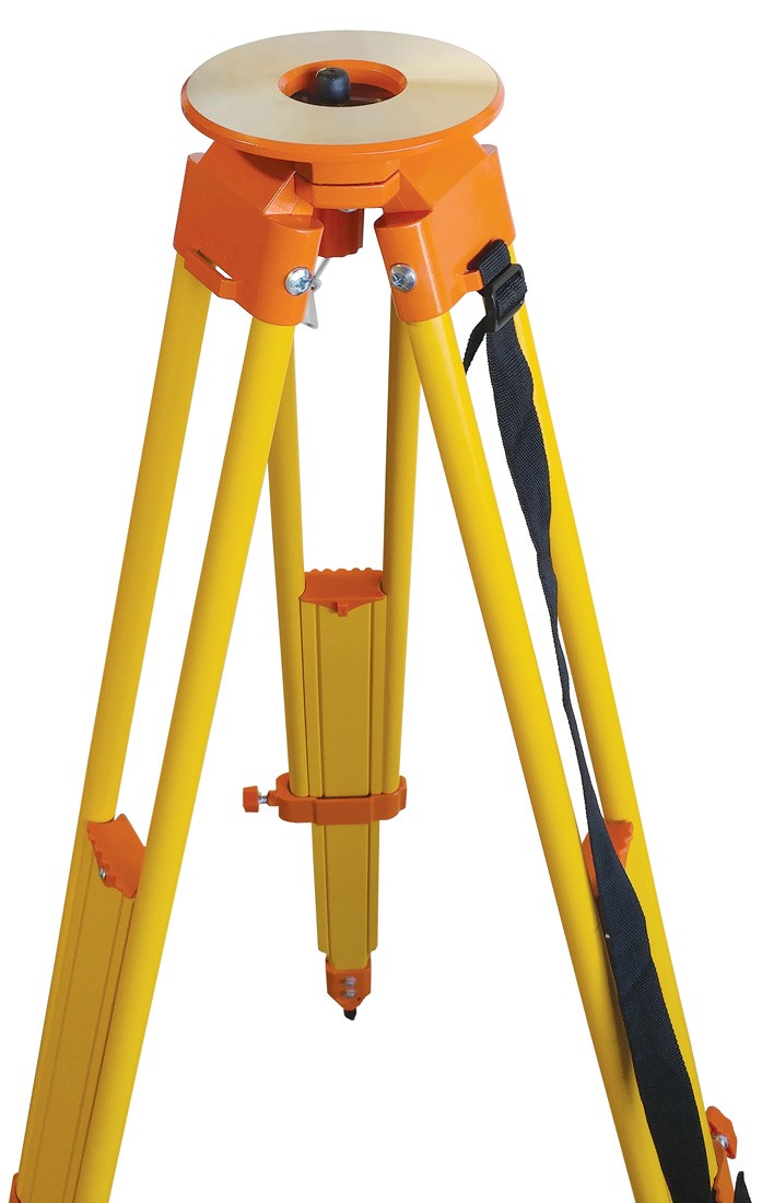 SECO Birch Wood/Fiberglass Quick Clamp Hybrid Tripod – Orange SECO Absolute Accuracy Inc