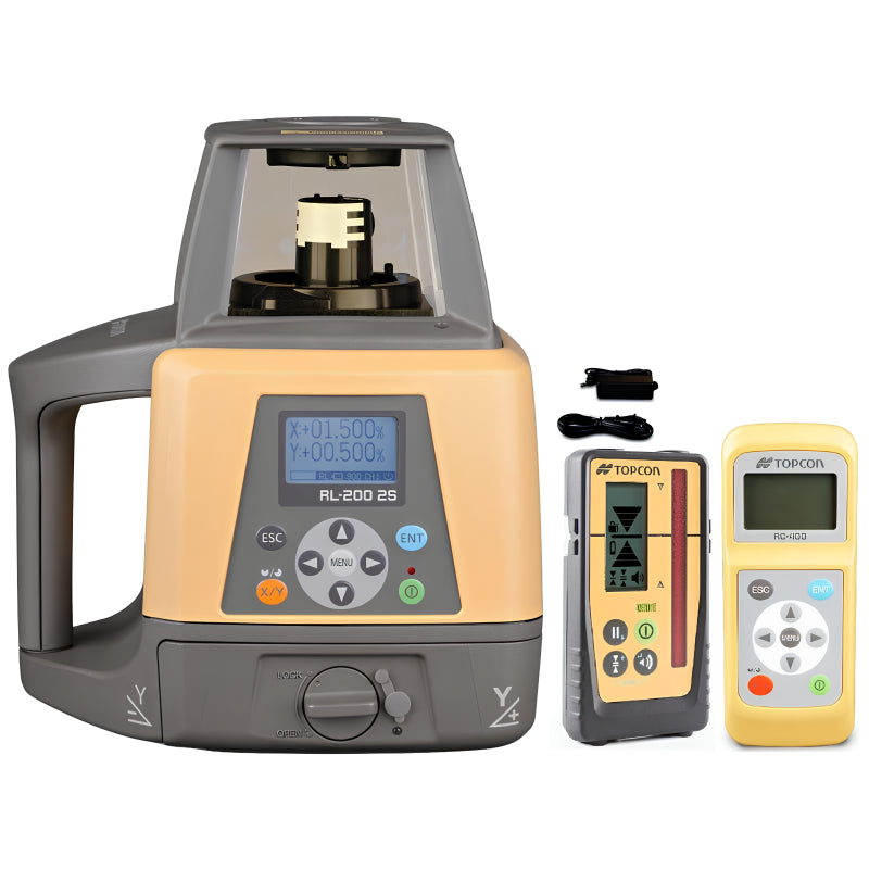 Topcon RL-200 2S Dual Grade Laser w/ LS-100D Receiver Package Topcon Absolute Accuracy Inc