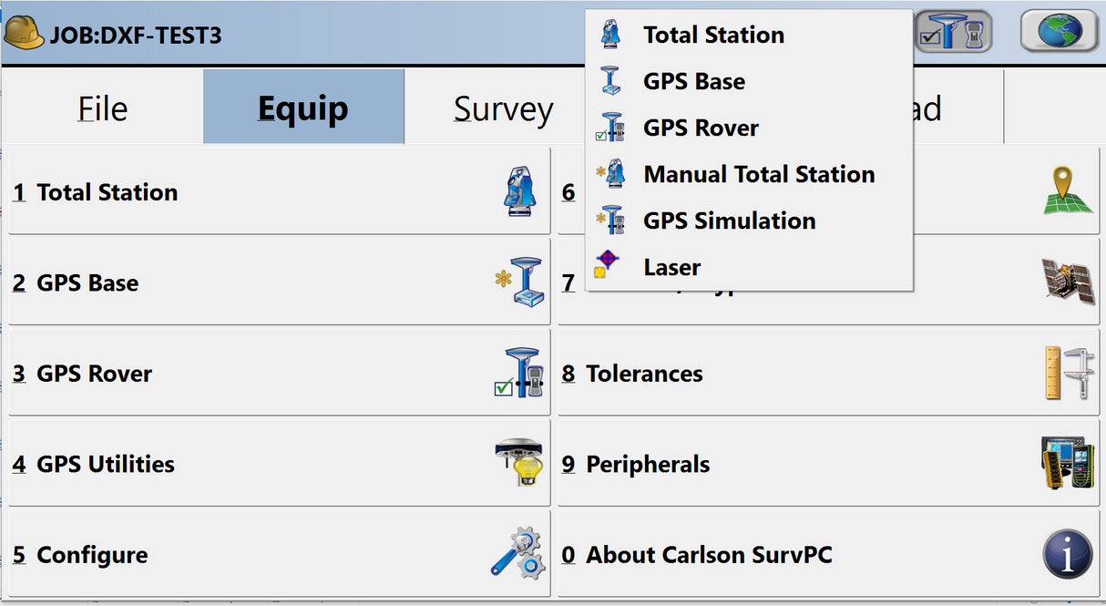 Carlson SurvCE Carlson Absolute Accuracy Inc