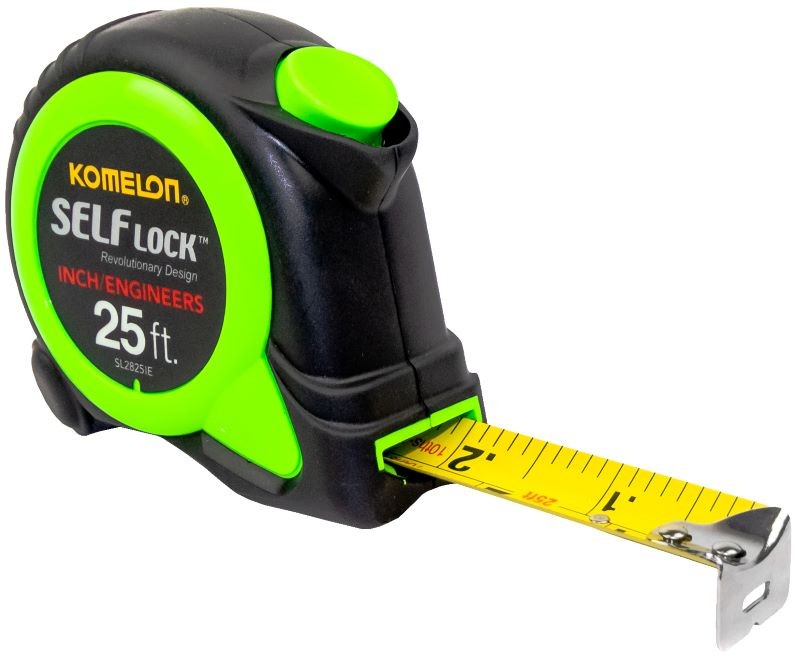 Komelon SelfLock Measuring Tape | 25ft In/Eng