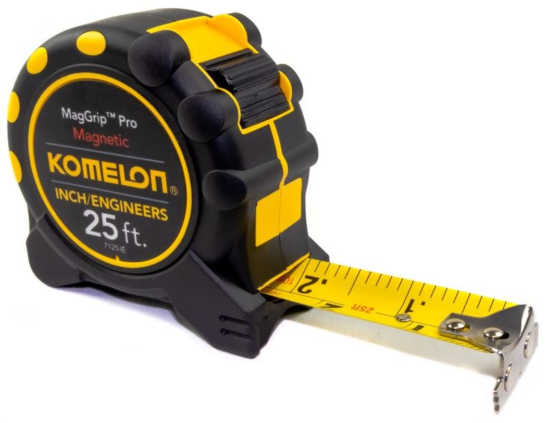 Komelon MagGrip Pro Measuring Tape | 25ft In/Eng