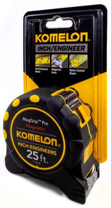 Komelon MagGrip Pro Measuring Tape | 25ft In/Eng