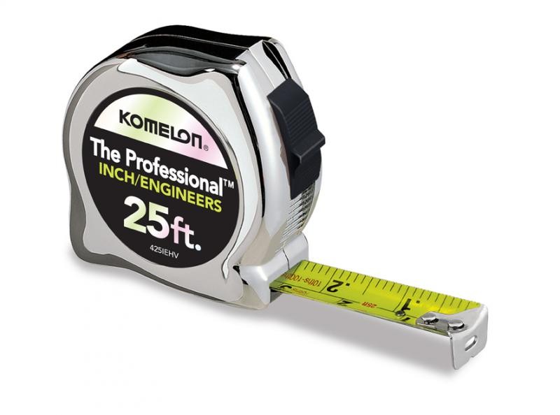 Komelon Professional Measuring Tape | 25ft & 33ft In/Eng Komelon Absolute Accuracy Inc