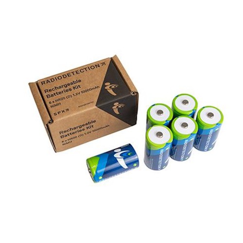 Schonstedt Set of 6 NiMH Rechargeable Battery Kit (D-Cell, HR20)