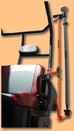 SECO 5114-40-01 UTV Round Roll Cage Transporter for GPS Rods